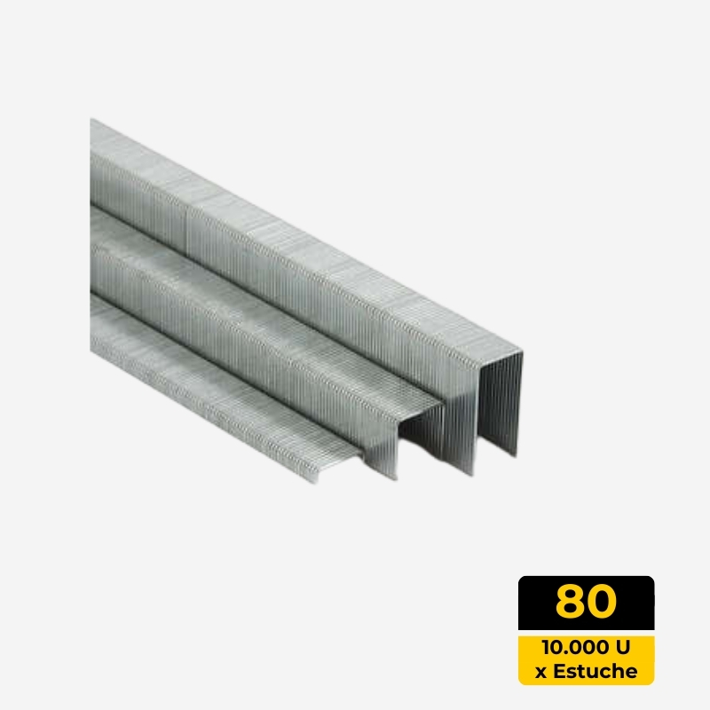 Grapa 80 Galvanizado (Estuche 10.000 unid)